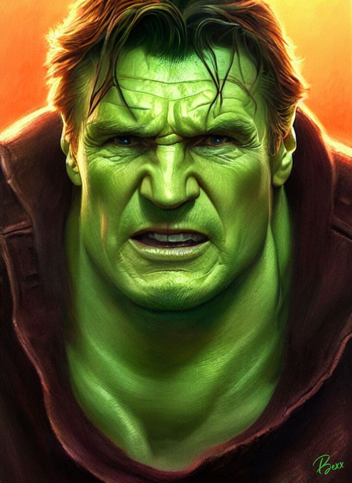 38 celebridades transformada em suas versão Hulk 8