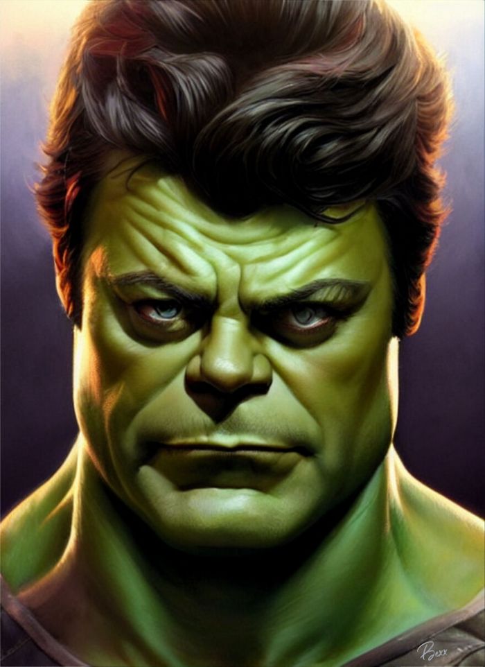 38 celebridades transformada em suas versão Hulk 12