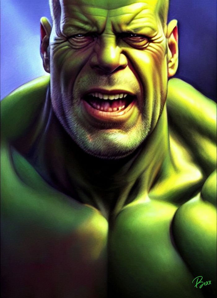 38 celebridades transformada em suas versão Hulk 14