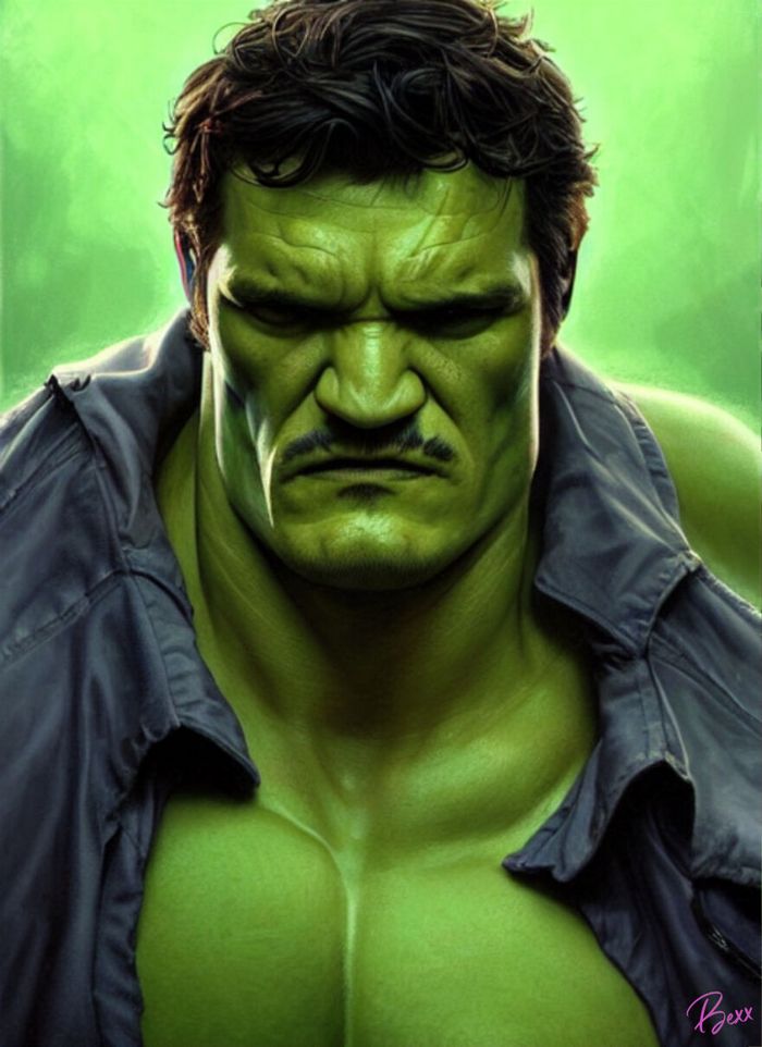 38 celebridades transformada em suas versão Hulk 15