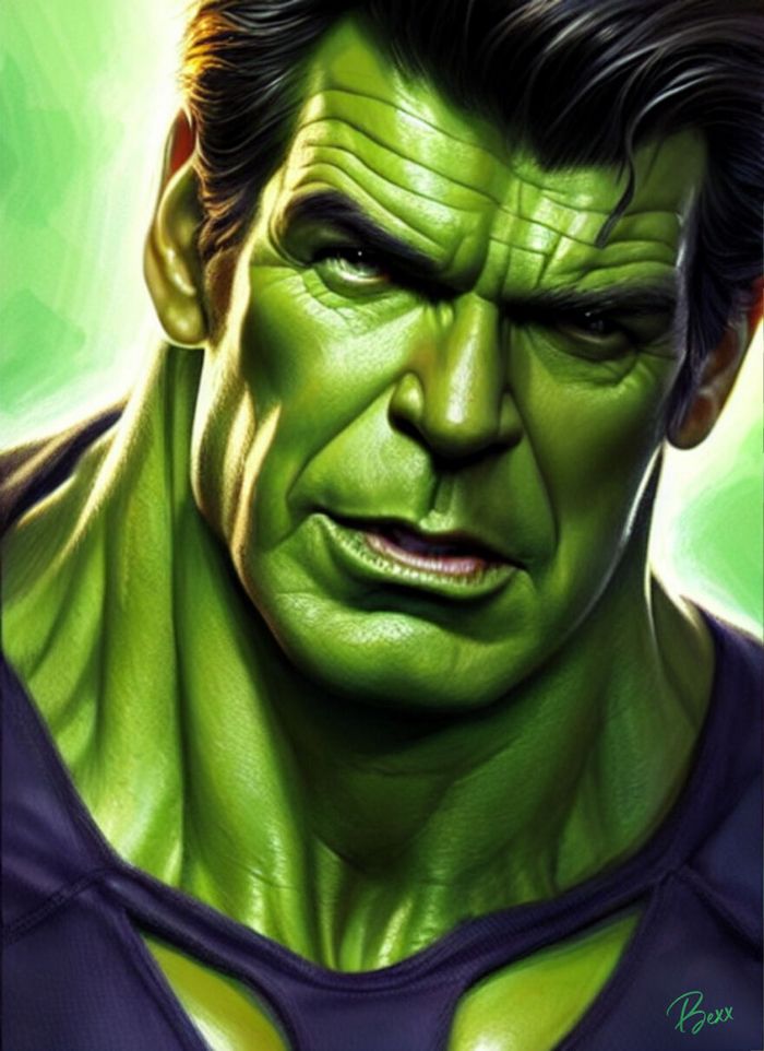 38 celebridades transformada em suas versão Hulk 16
