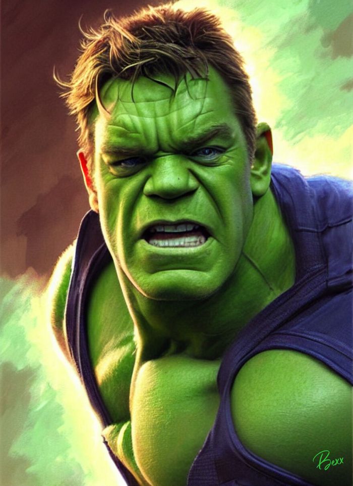 38 celebridades transformada em suas versão Hulk 21
