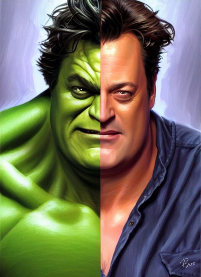38 celebridades transformada em suas versão Hulk 38