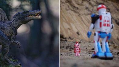 Fotógrafo recriar como crianças veem seus brinquedos (25 fotos) 7