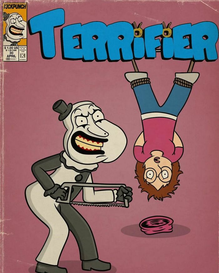 42 ilustrações mais assustadoras de desenhos animados que viraram slasher 7