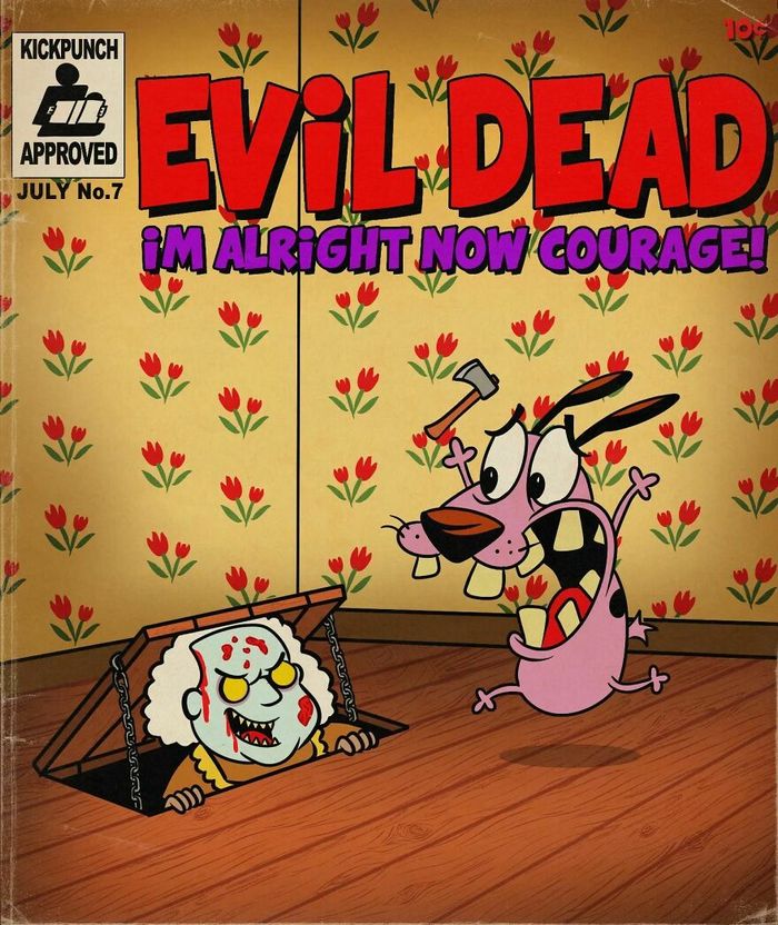 42 ilustrações mais assustadoras de desenhos animados que viraram slasher 12