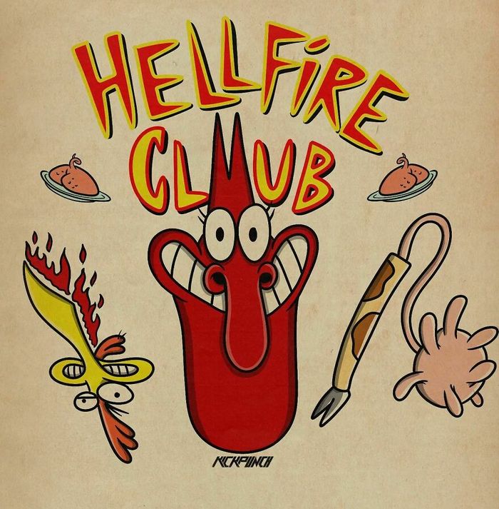 42 ilustrações mais assustadoras de desenhos animados que viraram slasher 14