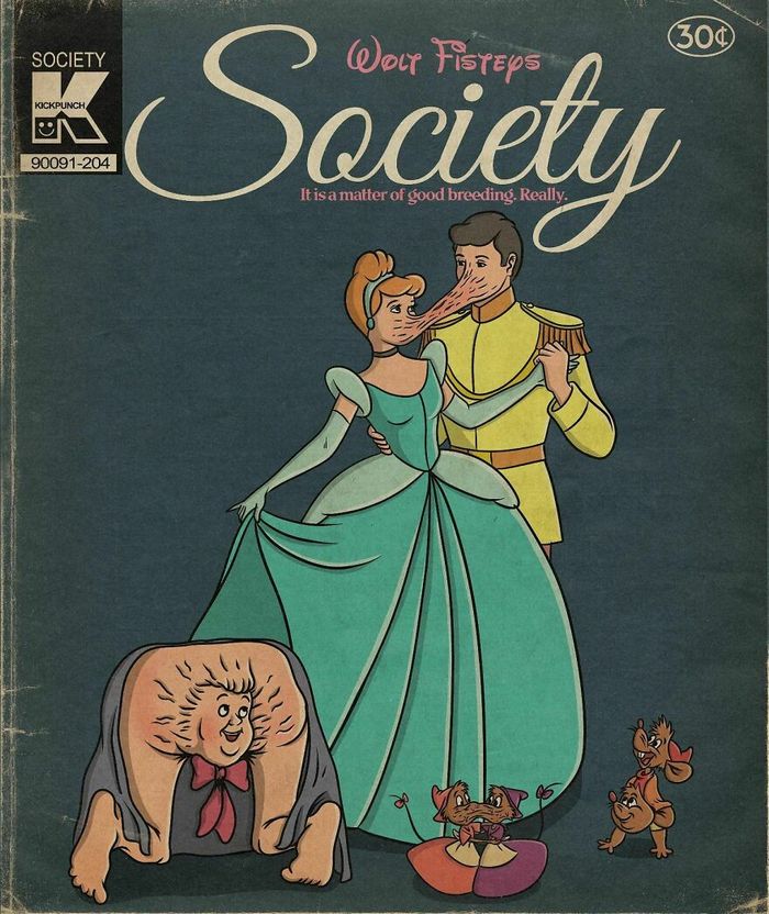 42 ilustrações mais assustadoras de desenhos animados que viraram slasher 19