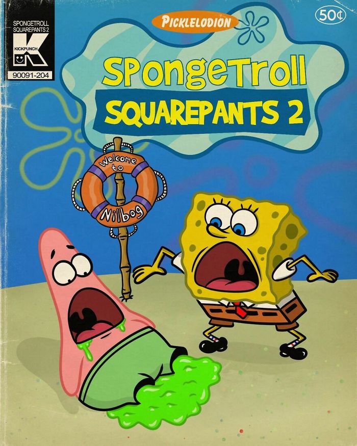 42 ilustrações mais assustadoras de desenhos animados que viraram slasher 25