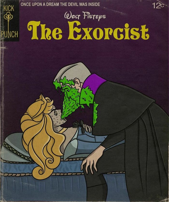 42 ilustrações mais assustadoras de desenhos animados que viraram slasher 27