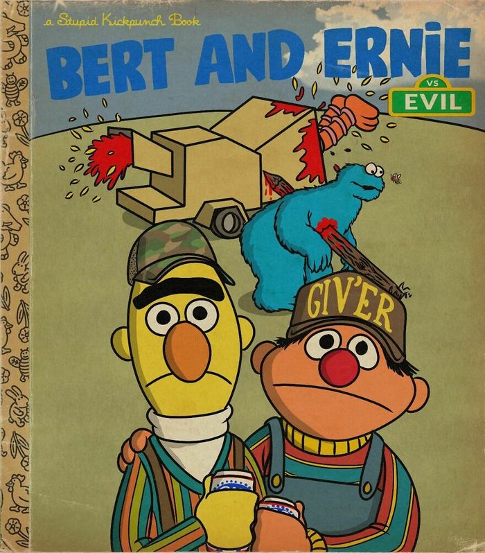 42 ilustrações mais assustadoras de desenhos animados que viraram slasher 37