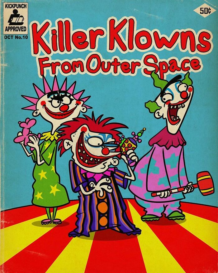 42 ilustrações mais assustadoras de desenhos animados que viraram slasher 38