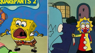 42 ilustrações mais assustadoras de desenhos animados que viraram slasher 28