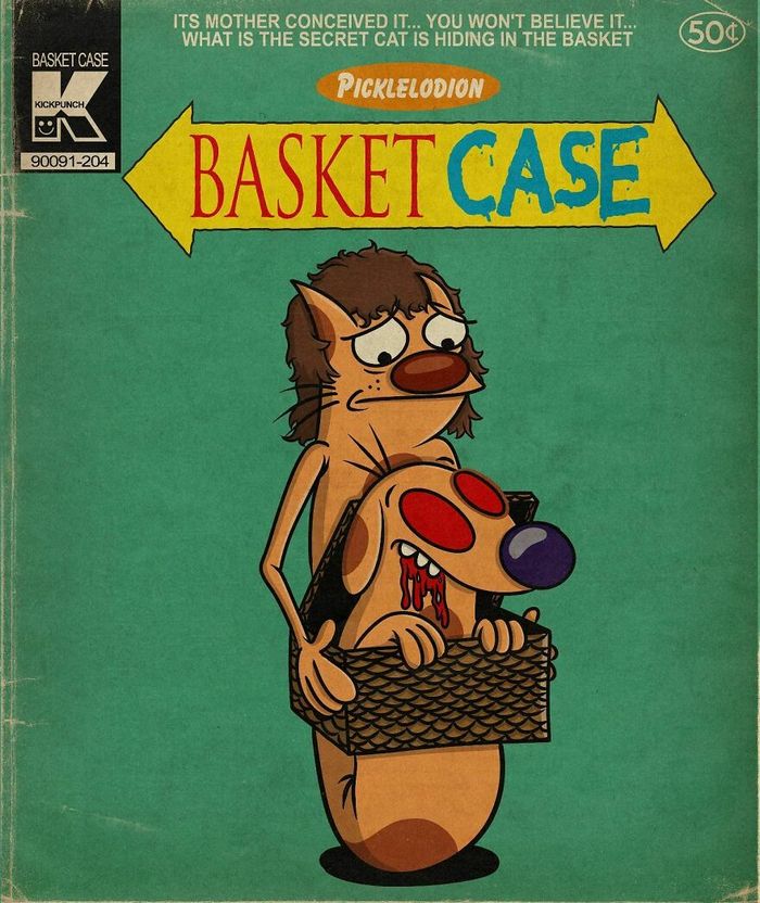 42 ilustrações mais assustadoras de desenhos animados que viraram slasher 40