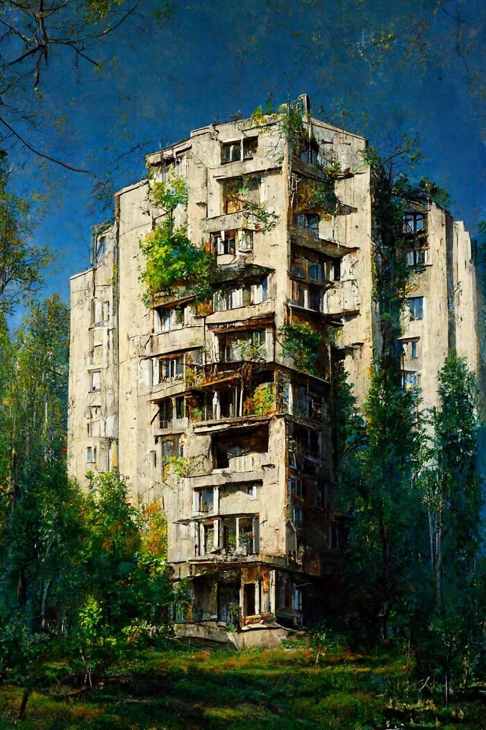 27 pinturas de edifícios geradas por rede neural por este artista 1 27 pinturas de edifícios geradas por rede neural por este artista 1