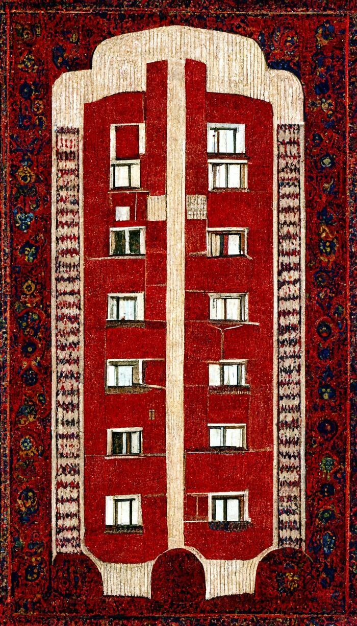 27 pinturas de edifícios geradas por rede neural por este artista 2 27 pinturas de edifícios geradas por rede neural por este artista 2