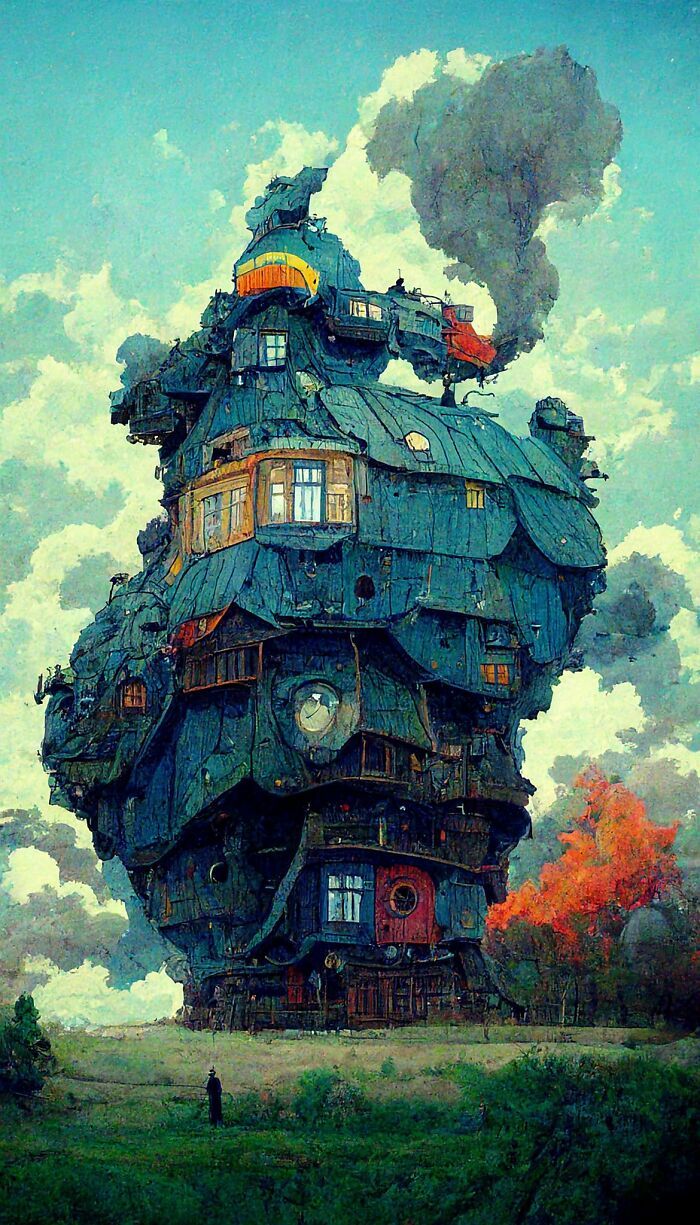 27 pinturas de edifícios geradas por rede neural por este artista 3 27 pinturas de edifícios geradas por rede neural por este artista 3