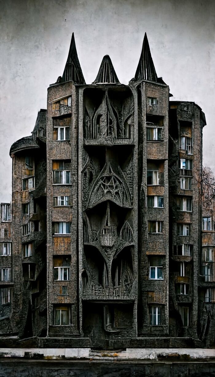 27 pinturas de edifícios geradas por rede neural por este artista 13 27 pinturas de edifícios geradas por rede neural por este artista 13