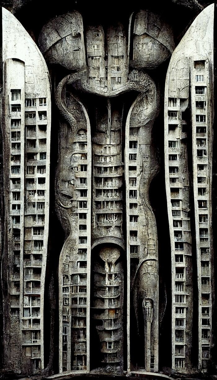 27 pinturas de edifícios geradas por rede neural por este artista 16 27 pinturas de edifícios geradas por rede neural por este artista 16