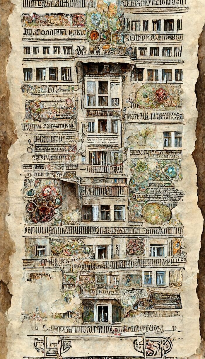 27 pinturas de edifícios geradas por rede neural por este artista 19 27 pinturas de edifícios geradas por rede neural por este artista 19