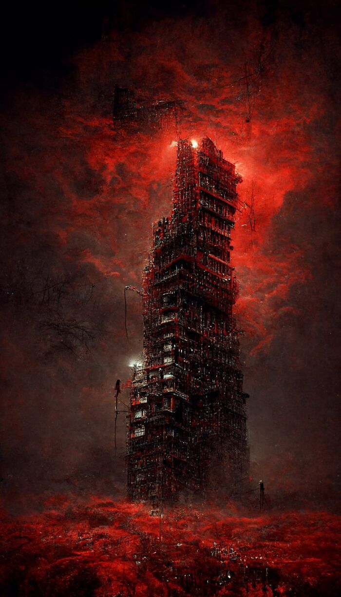 27 pinturas de edifícios geradas por rede neural por este artista 22 27 pinturas de edifícios geradas por rede neural por este artista 22