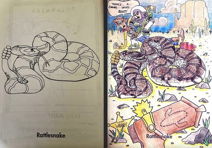 47 vezes em que adultos improvisaram e arruinaram livros de colorir para crianças 2