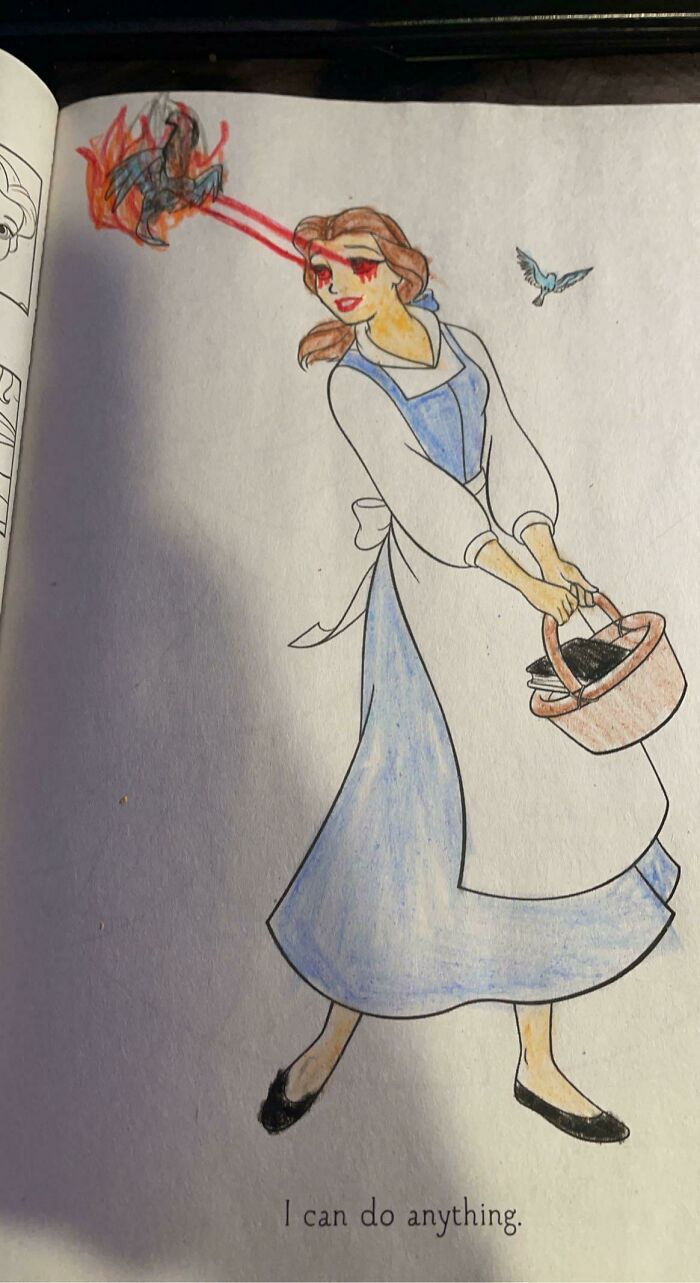 47 vezes em que adultos improvisaram e arruinaram livros de colorir para crianças 10
