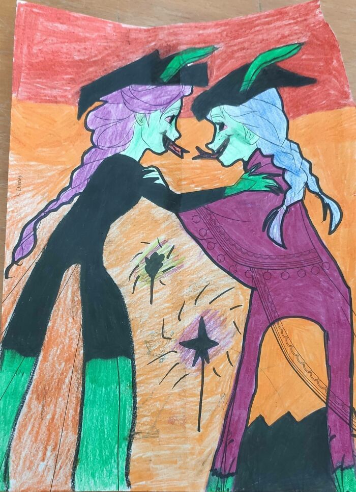 47 vezes em que adultos improvisaram e arruinaram livros de colorir para crianças 11