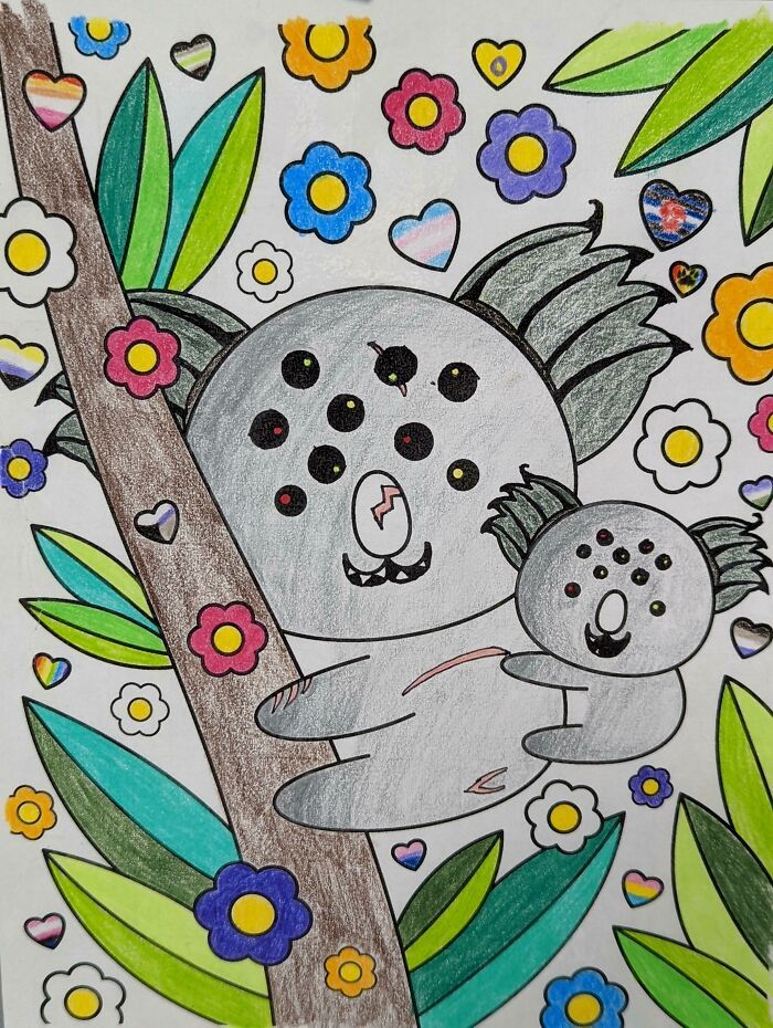 47 vezes em que adultos improvisaram e arruinaram livros de colorir para crianças 15