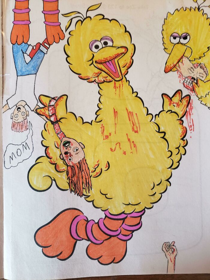 47 vezes em que adultos improvisaram e arruinaram livros de colorir para crianças 20
