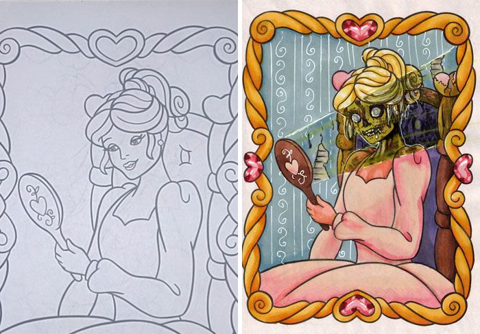 47 vezes em que adultos improvisaram e arruinaram livros de colorir para crianças 27