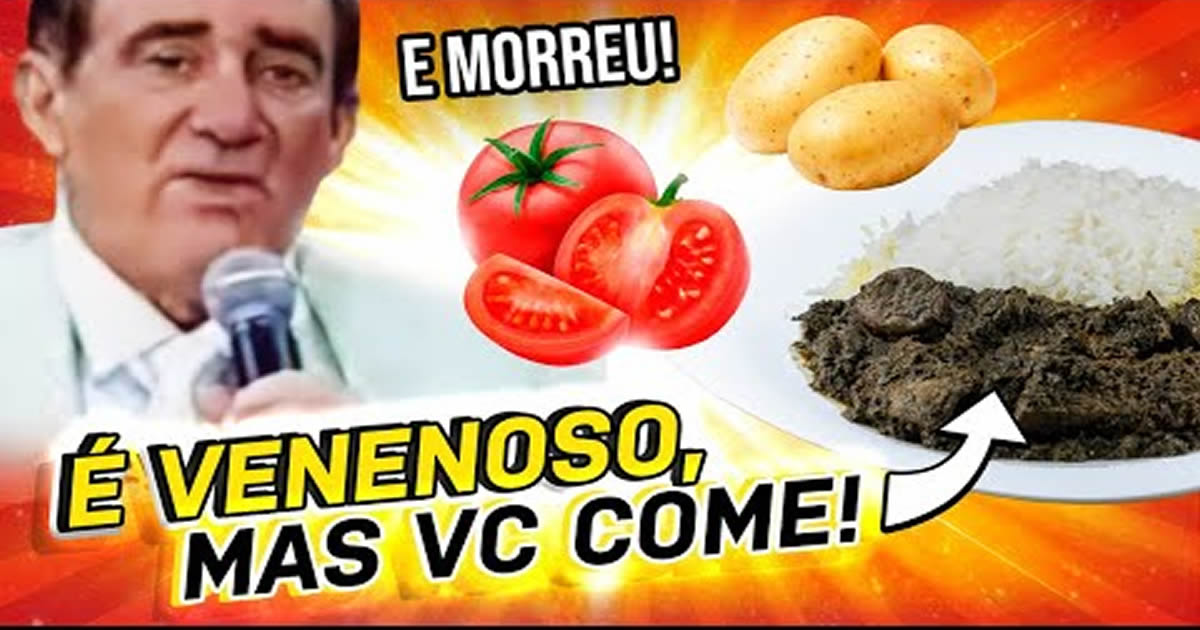 Alimentos que são venenosos, mas você come todos os dias sem saber!