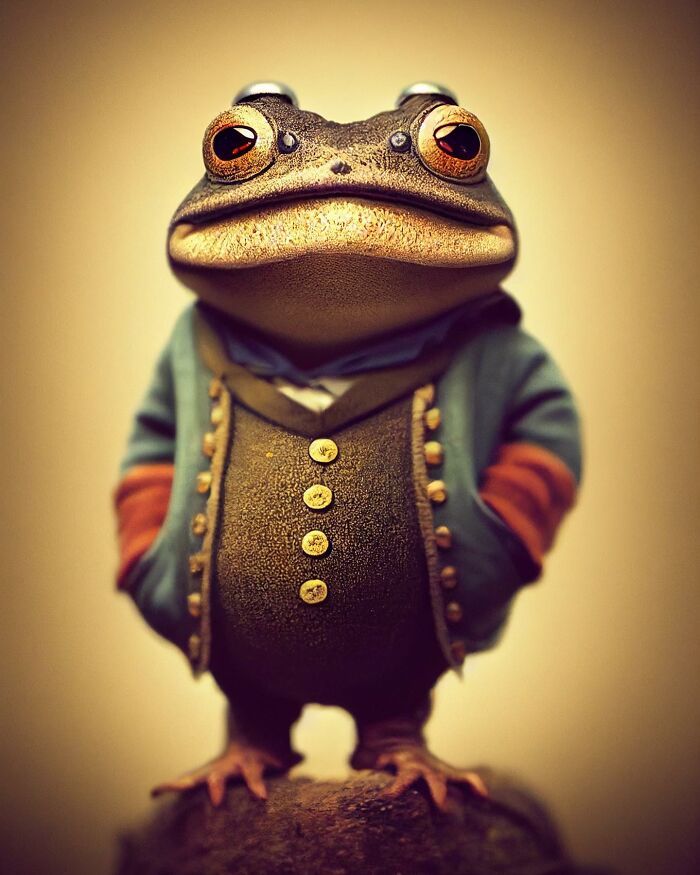 Artista cria imagens fofas e engraçadas de animais vestindo roupas (44 fotos) 4