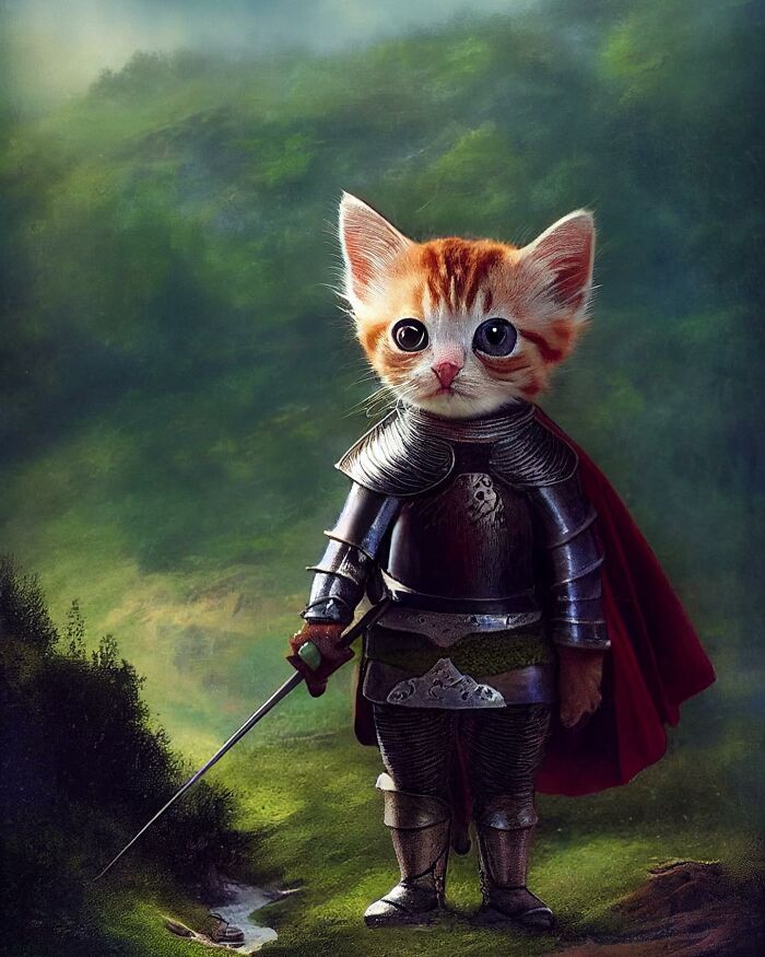 Artista cria imagens fofas e engraçadas de animais vestindo roupas (44 fotos) 13