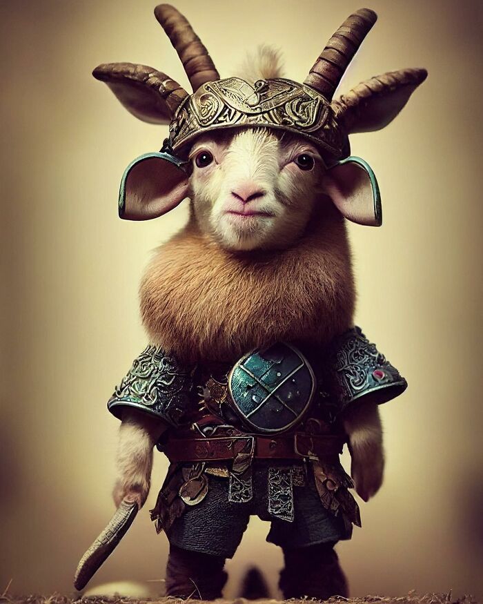 Artista cria imagens fofas e engraçadas de animais vestindo roupas (44 fotos) 24