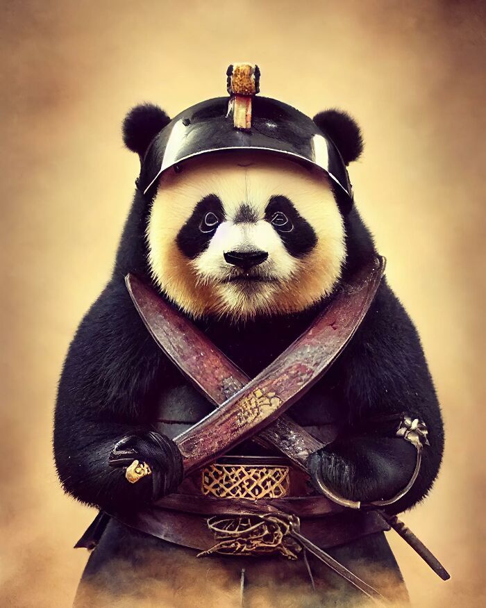 Artista cria imagens fofas e engraçadas de animais vestindo roupas (44 fotos) 41