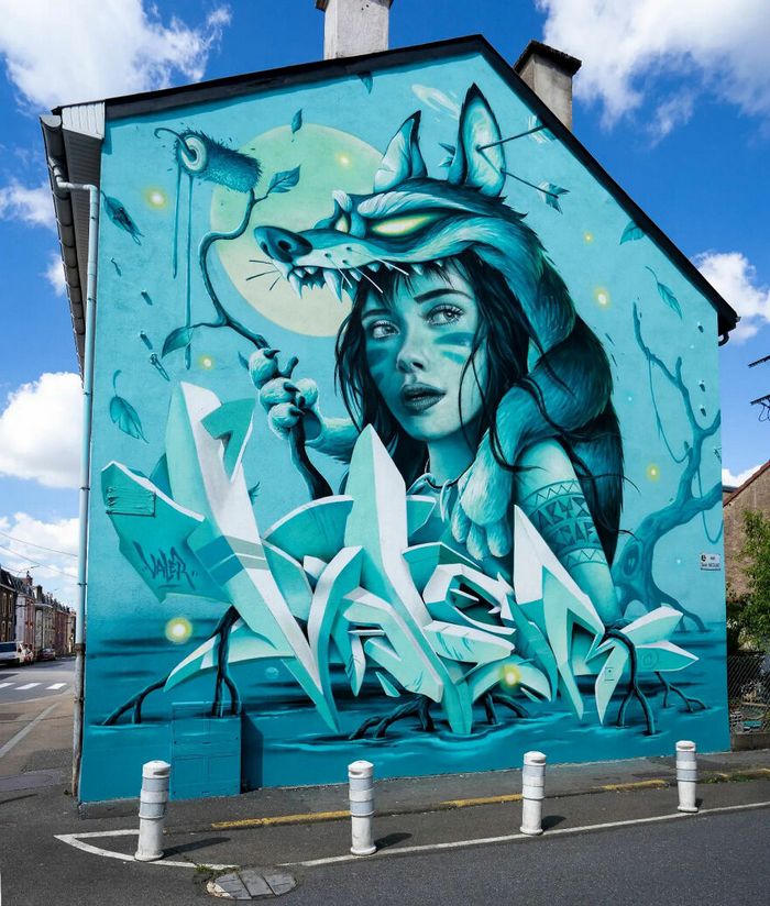 Artista de rua francês pinta grafite 3D e não é para os fracos de coração (26 fotos) 13
