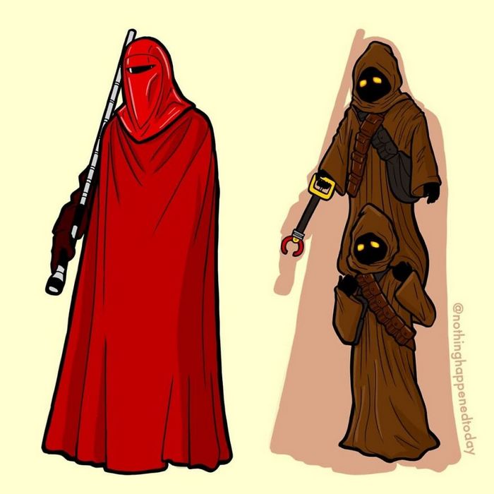 Artista revela a vida secreta de personagens famosos (28 fotos) 7