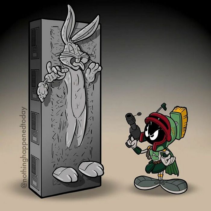 Artista revela a vida secreta de personagens famosos (28 fotos) 23