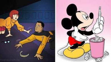 Artista revela a vida secreta de personagens famosos (28 fotos) 29