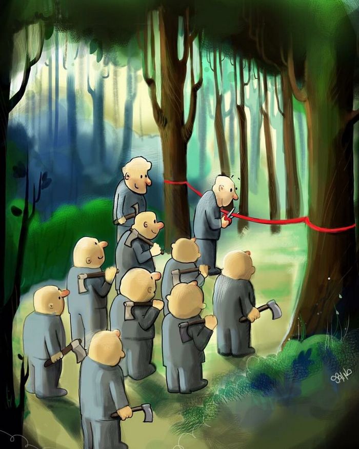 38 ilustrações digitais que expõem as falhas da sociedade 5