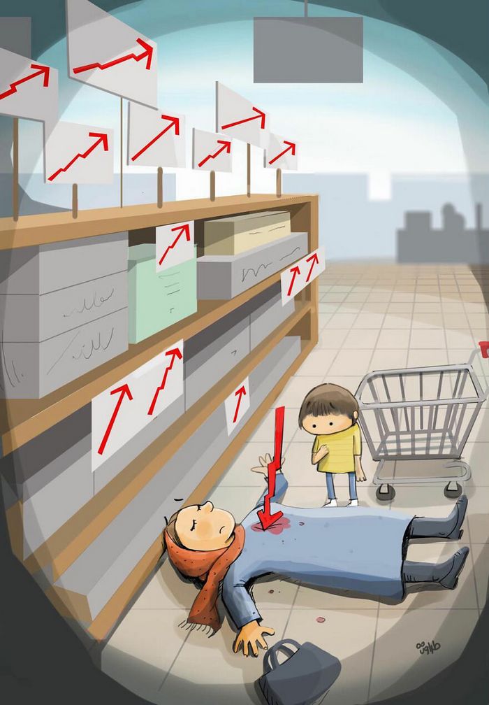 38 ilustrações digitais que expõem as falhas da sociedade 26