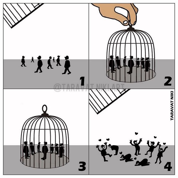 38 ilustrações digitais que expõem as falhas da sociedade 34