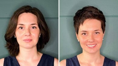 34 mulheres antes e depois de cortar o cabelo por Kristina Katsabina 2