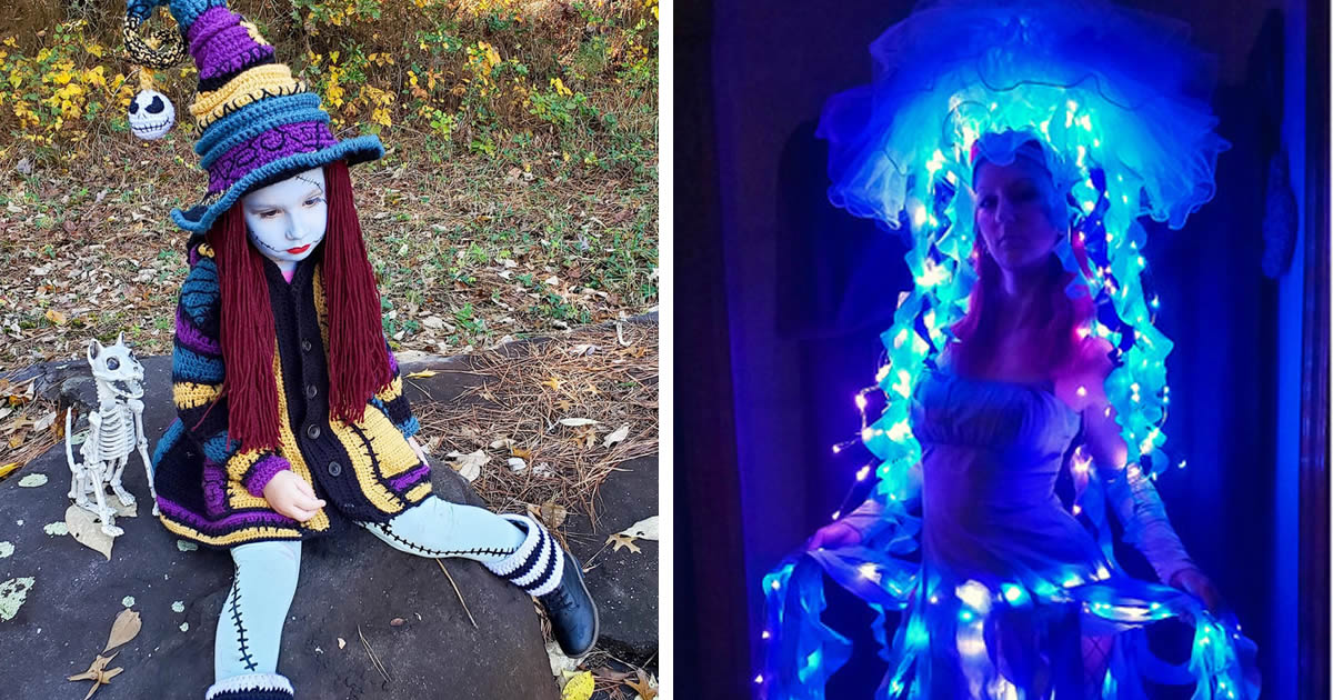 20 pessoas que usaram sua imaginação e mãos habilidosas para criar fantasias de Halloween memoráveis 106