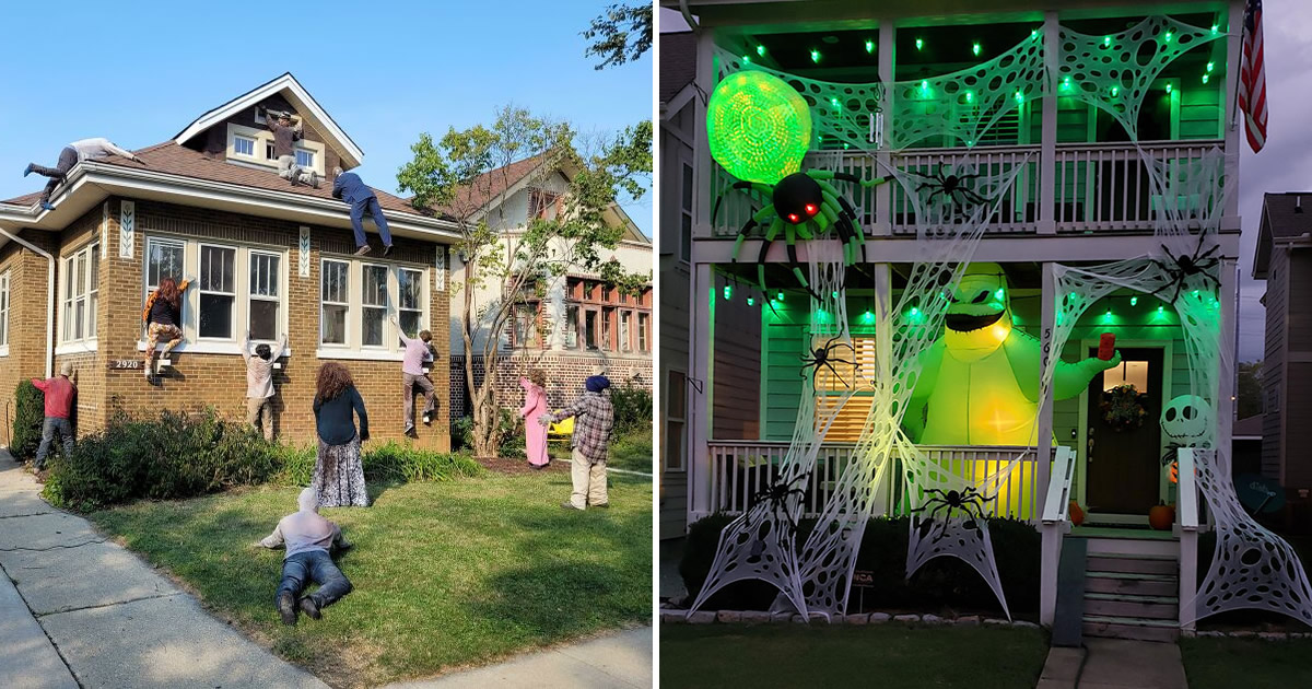 41 vezes que as pessoas levaram as decorações de Halloween para o próximo nível
