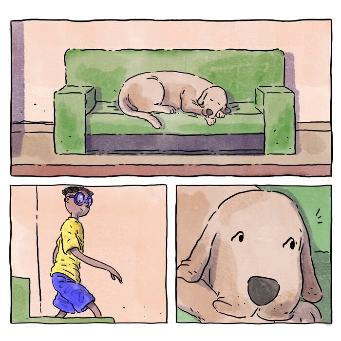 Artista cria quadrinhos sinceros sobre a vida com um novo cachorro (5 histórias) 16
