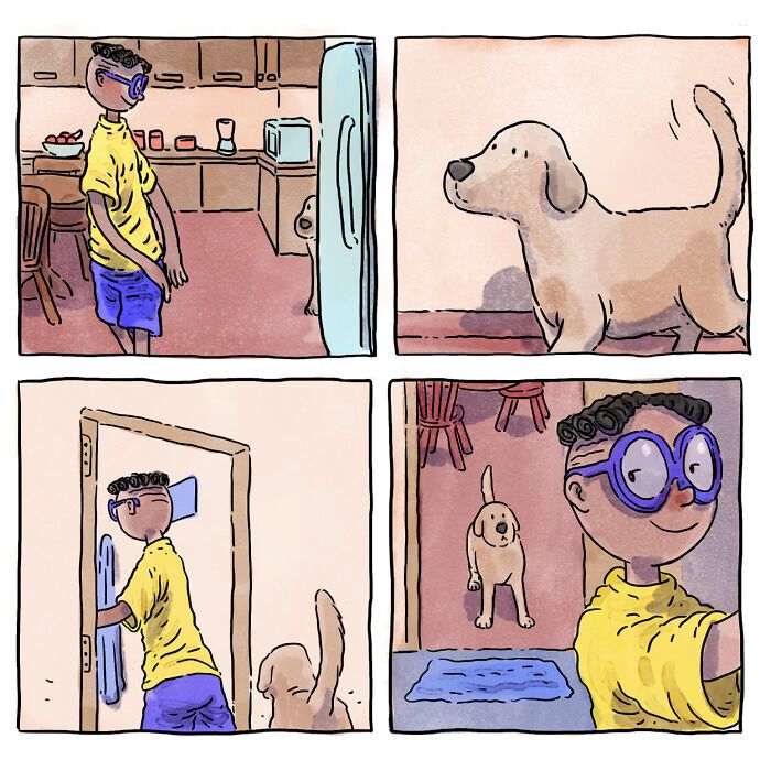 Artista cria quadrinhos sinceros sobre a vida com um novo cachorro (5 histórias) 17