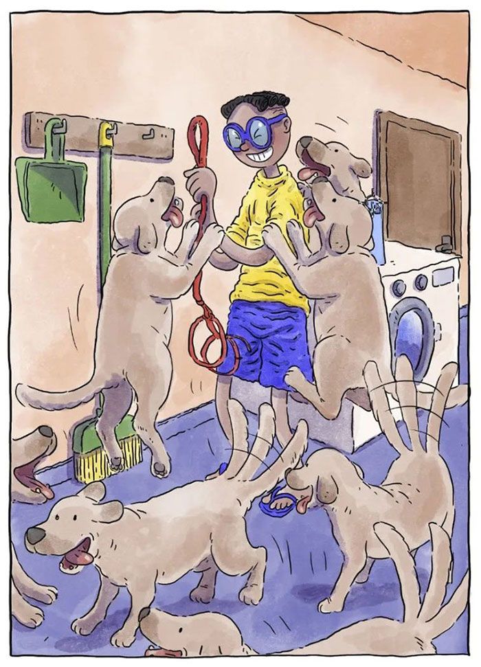 Artista cria quadrinhos sinceros sobre a vida com um novo cachorro (5 histórias) 21