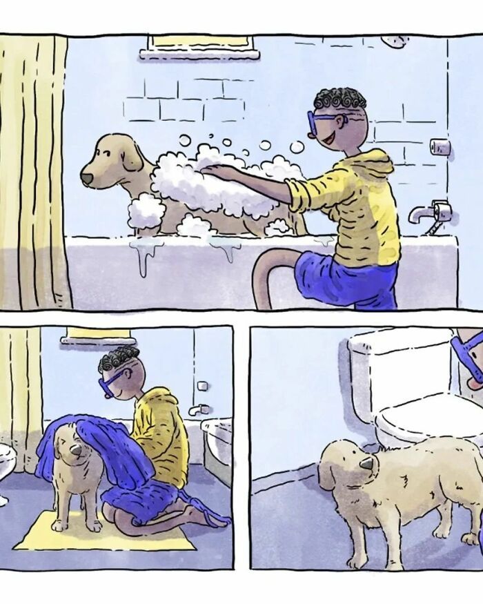 Artista cria quadrinhos sinceros sobre a vida com um novo cachorro (5 histórias) 25